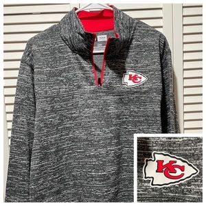 🆕KC Chiefs NFL Quarter Zip Pullover